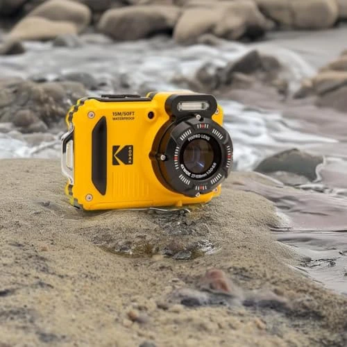 Rugged Waterproof Shockproof Dustproof WiFi Digital Camera, KODAK