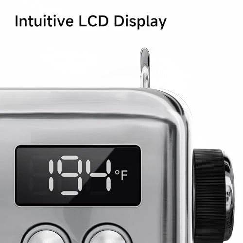 Programmable Espresso Machine with Adjustable Temperature and Cup Volume — Coffee Maker, HIBREW