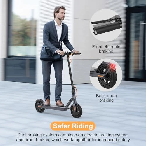 Electric Scooter with Powerful Motor, Long Range, and Cruise Control — Electric Scooter, VOLPAM