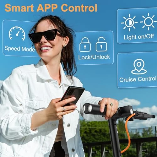 Electric Scooter with Powerful Motor, Long Range, and Cruise Control — Electric Scooter, VOLPAM