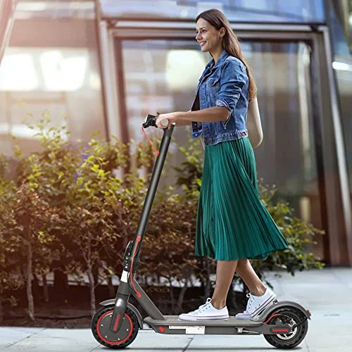 Portable Foldable Electric Scooter for Adults - 8.5" Solid Tires, 350W Motor — Electric Scooter, Roinside
