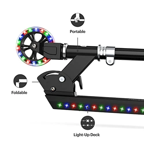 Kick Scooter for Kids with LED Lights, Jetson