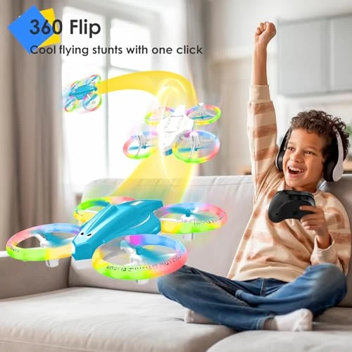 Mini Drone with LED Light and 360 Flip — Drone, Lisoco