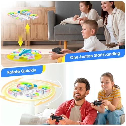 Mini Drone with LED Light and 360 Flip — Drone, Lisoco