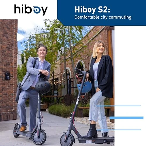 Electric Scooter with 8.5 Inch Tires, Up to 17 Miles Range, 350W Motor, and 19 MPH Speed — Electric Scooter, Hiboy