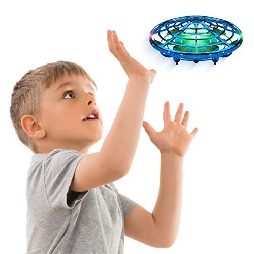 Hand Operated Motion Sensor Drone for Kids and Adults - LED Indoor UFO Toy, Force1