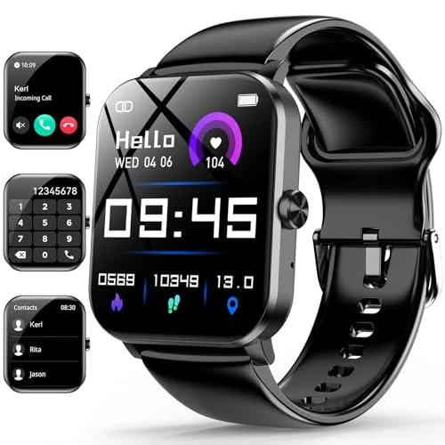 Smart Watch with HD Touch Screen, Health Monitoring, and Bluetooth Calling — Smart Watch, ganopterygon