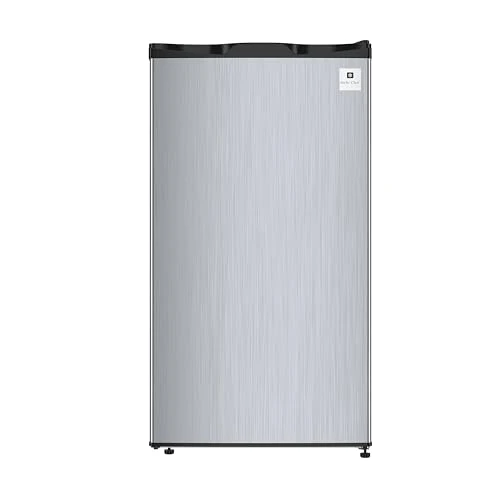 Mini Refrigerator with Freezer Compartment, 3.2 Cubic Feet, Adjustable Thermostat, Reversible Door, ARCTIC CHEF