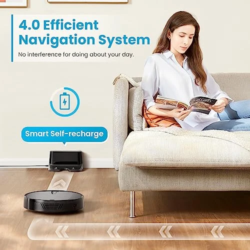 Robot Vacuum Cleaner with 3000Pa Suction, APP/Voice Control, Self-Charging — Robot Vacuum, ROPVACNIC