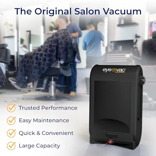 Touchless Automatic Dustpan Vacuum - Ultra Fast & Powerful for Salon Pet Hair Kitchen, EyeVac
