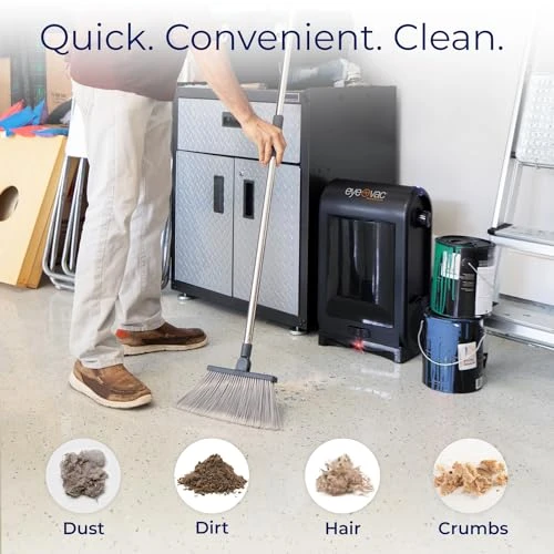 Touchless Automatic Dustpan Vacuum - Ultra Fast & Powerful for Salon Pet Hair Kitchen, EyeVac