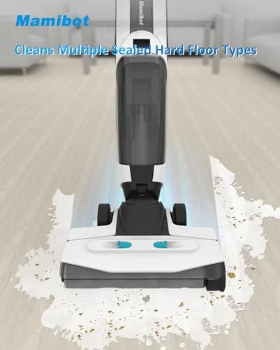 Smart Cordless Wet Dry Vacuum Cleaner and Mop with Self-Cleaning — Robot Vacuum, Mamibot