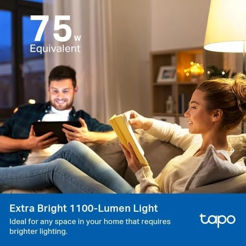 Smart Light Bulbs 16M Colors WiFi, Dimmable, Matter-Certified — Smart Light Bulb, Tapo