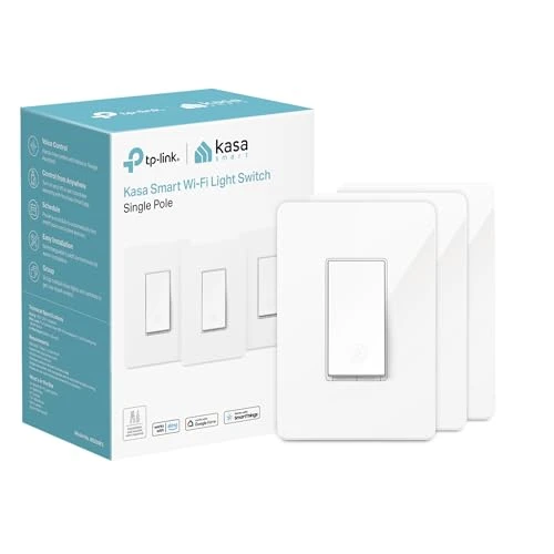 Smart Light Switch HS200P3, Single Pole, Wi-Fi, Works with Alexa and Google Home — Smart Switch, TP-Link