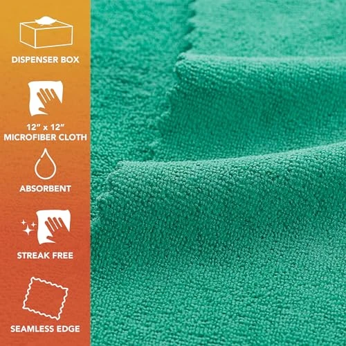 Smart Rags in Box - Lint Free Microfiber Cleaning Cloth, Arkwright LLC