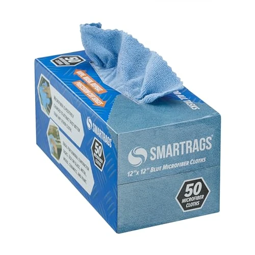 Lint Free Microfiber Cleaning Cloths in Dispenser Box, Arkwright