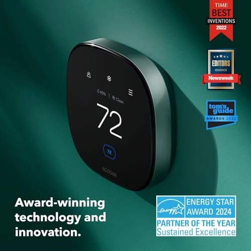Smart Thermostat with Air Quality Monitor and Smart Sensor — Smart Thermostat, ecobee