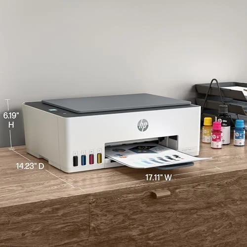 Wireless All-in-One Ink Tank Printer with 2 years of ink included, HP