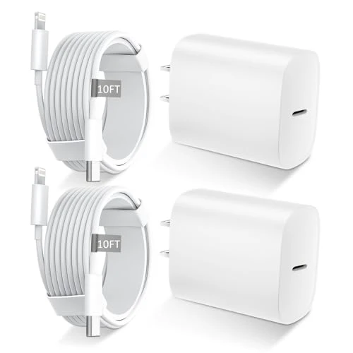 10FT Long Fast Charging Lightning Cable with 20W USB C Charger Block, SHENZHEN XUAN YANG TECHNOLOGY CO LTD