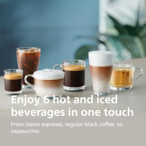 Fully Automatic Espresso Machine - 6 Hot & Iced Drinks, LatteGo Milk System — Coffee Maker, Philips