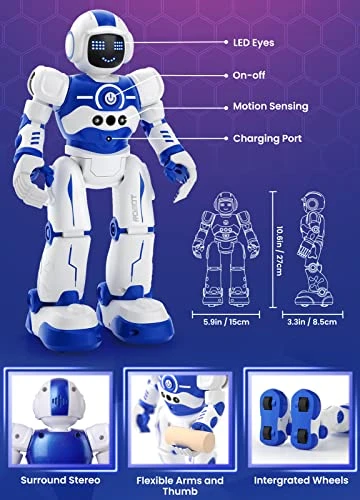 Programmable Smart Walking Dancing Robot Toy for Kids — Coding Robot, EduCuties