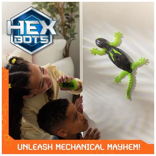 Rechargeable Remote Control Robot Gecko Toy for Kids, HEX BOTS