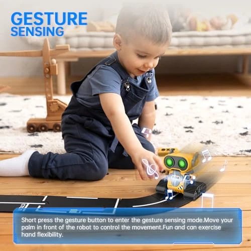 Remote Control Robot Toy with Gesture Sensing and Auto-Demo — Robot Pet, Hamourd