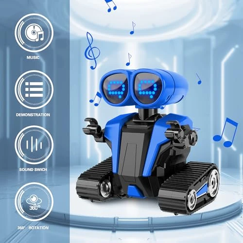 Remote Control Robot Toy with LED Eyes for Kids — Coding Robot, MindPal