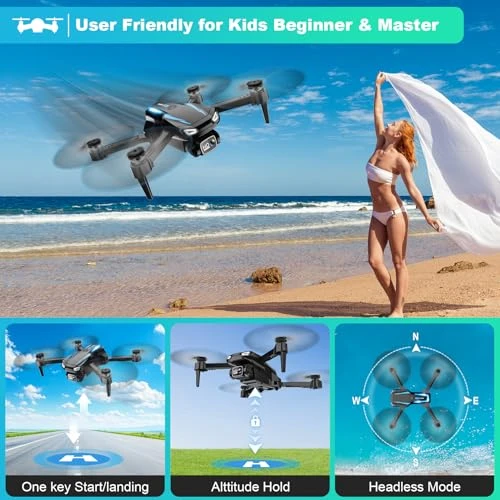 1080P HD FPV Foldable Drone with Camera for Kids and Adults — Drone, Dazlen