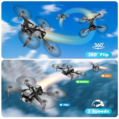 Foldable Mini Drone with 1080P Camera for Kids and Adults — Drone, REDRIE