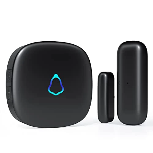 Wireless Door Open Contact Sensor Alarm with 500 FT Range, METAK