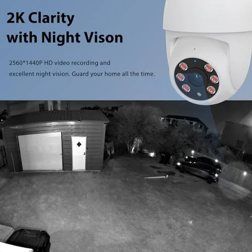 Outdoor Floodlight Camera with Motion Activation, iMaihom