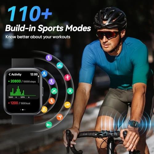Smartwatch with Alexa, Fitness Tracking, and Bluetooth Calls — Smart Watch, Fitpolo