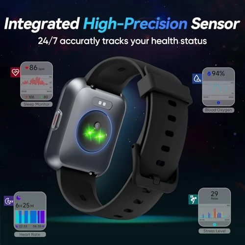 Smartwatch with Alexa, Fitness Tracking, and Bluetooth Calls — Smart Watch, Fitpolo