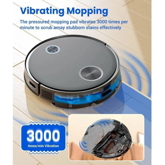 3-in-1 Robot Vacuum: Vacuum, Sweep, Mop All-in-one — Robot Vacuum, Proscenic