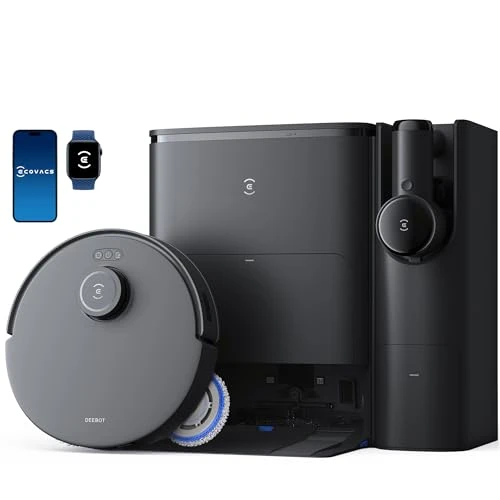 Robot Vacuum and Mop, All-in-One Cleaning Hub — Robot Vacuum, ECOVACS