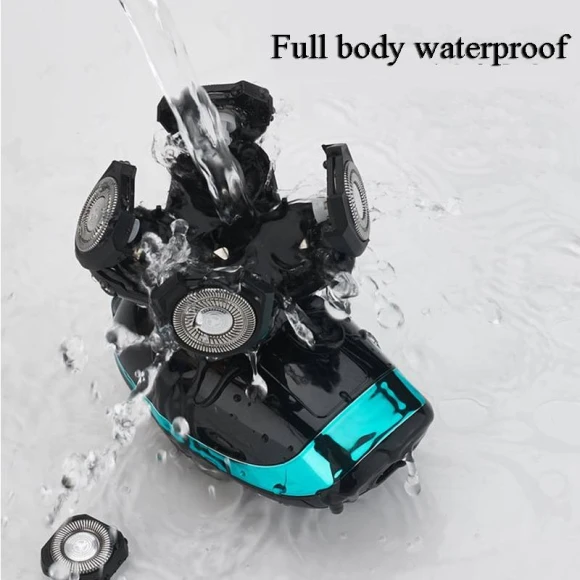 Rechargeable Electric Shaver with Smart Digital Display and Full Set