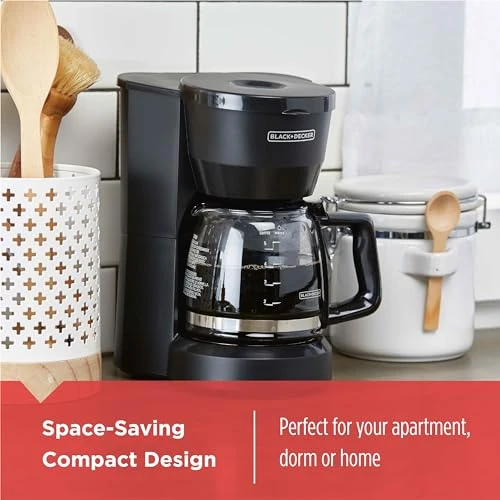 5-Cup Coffeemaker — Coffee Maker, BLACK+DECKER