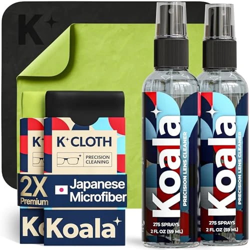 Eyeglass Lens Cleaner Spray Kit, Koala Lifestyle