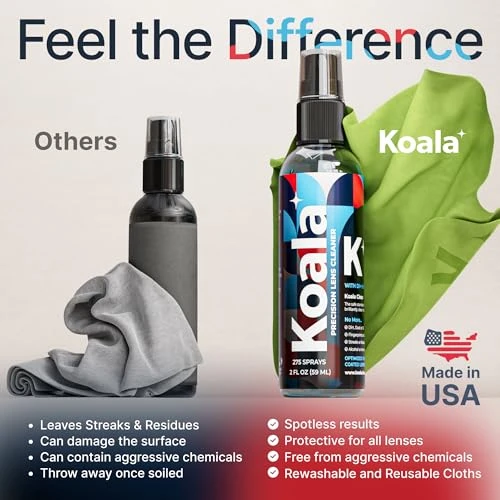 Eyeglass Lens Cleaner Spray Kit, Koala Lifestyle