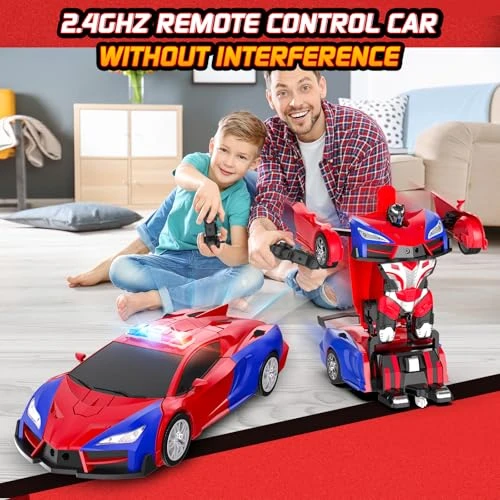 Transforming Remote Control Car and Robot, CEGOUFUN