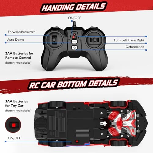 Transforming Remote Control Car and Robot, CEGOUFUN