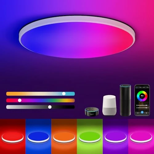 Smart LED Ceiling Light WiFi — Smart Light Bulb, AFINSEA