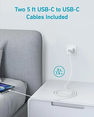 20W Fast USB C Charger Block — Power Bank, Anker