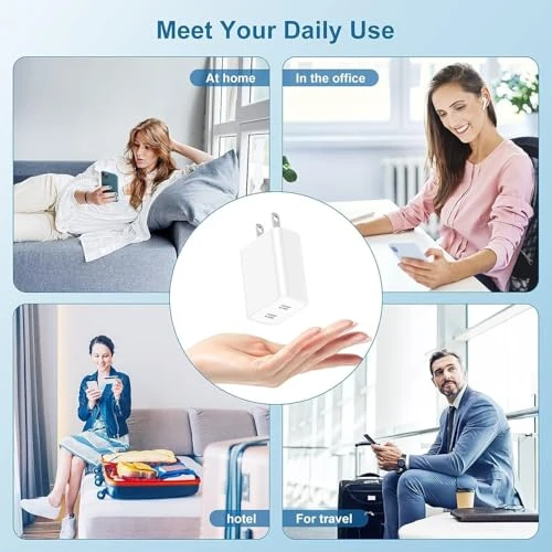 Dual-Port USB-C Fast Charger Block, Shenzhen Liuri Technology Co.,Ltd.