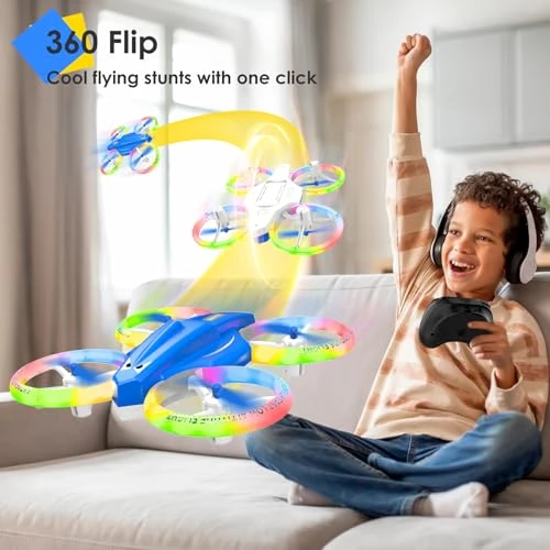 Mini Drone with LED Light and 360 Flip — Drone, Lisoco