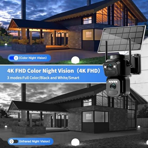 Solar Security Cameras Wireless Outdoor — Security Camera, BEZOMIZ