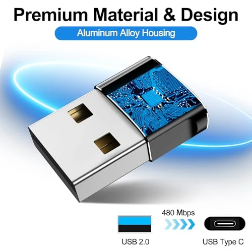 USB to USB C Adapter, xiwxi