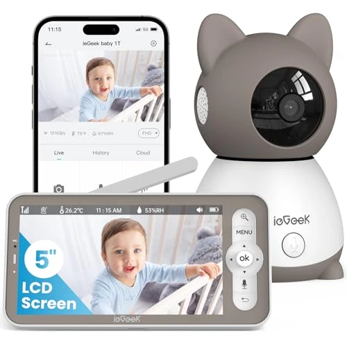 Baby Monitor with 2K Camera and Audio — Baby Monitor, iegeek