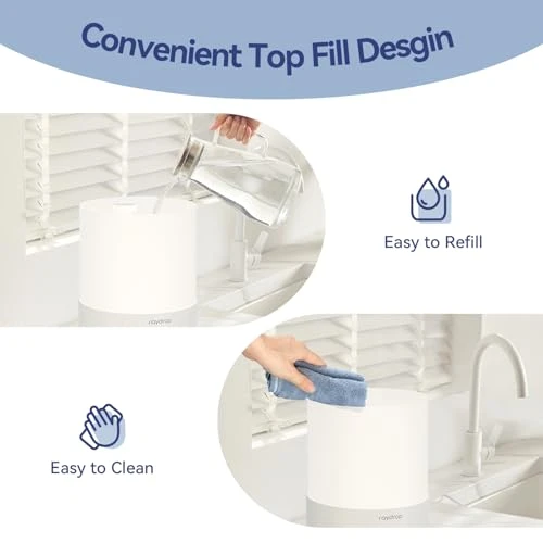 Cool Mist Humidifier with Essential Oil Diffuser — Essential Oil Diffuser, raydrop